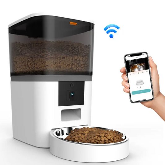 LuxTails Automatic Pet Feeder – Smart Timed Feeding for Dogs & Cats