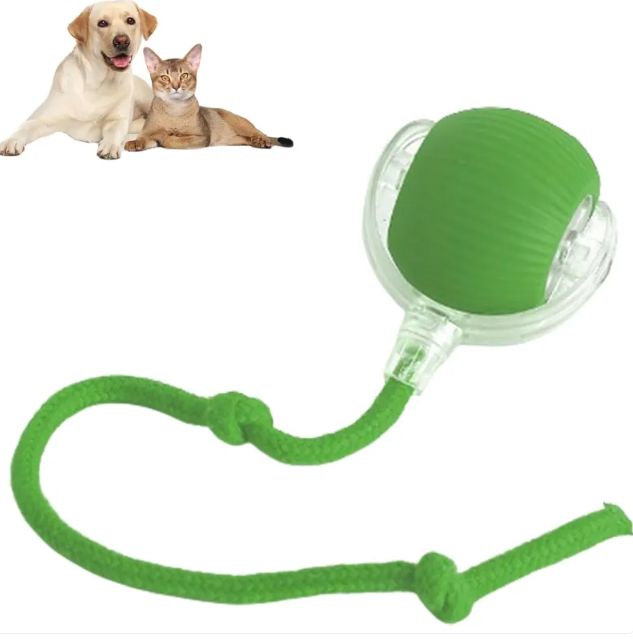Smart Automatic Rolling Pet Ball – Interactive Toy for Cats & Dogs
