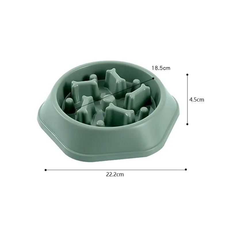 Slow Feeder Dog Bowl – Anti-Bloat Puzzle Bowl for Dogs & Cats