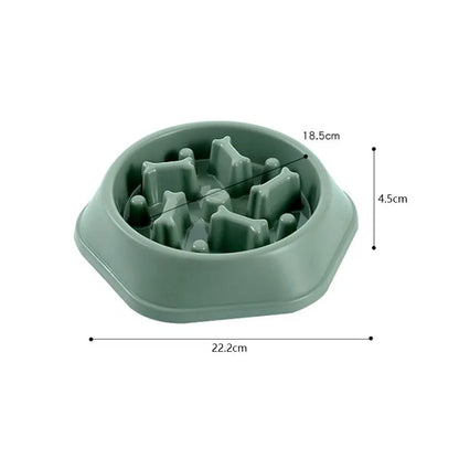 Slow Feeder Dog Bowl – Anti-Bloat Puzzle Bowl for Dogs & Cats