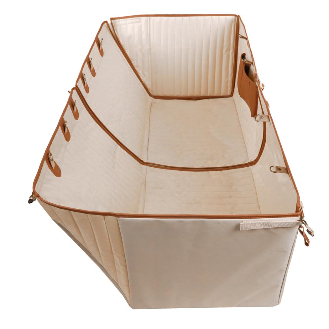 LuxTails Dog Backseat Extender & Car Hammock – Waterproof Seat Cover