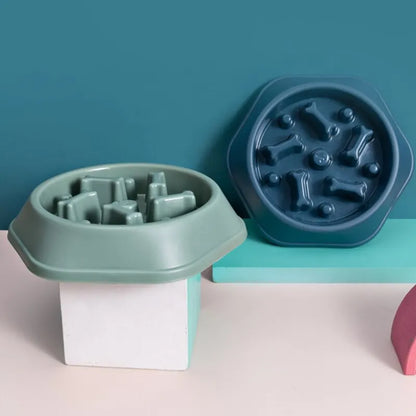 Slow Feeder Dog Bowl – Anti-Bloat Puzzle Bowl for Dogs & Cats
