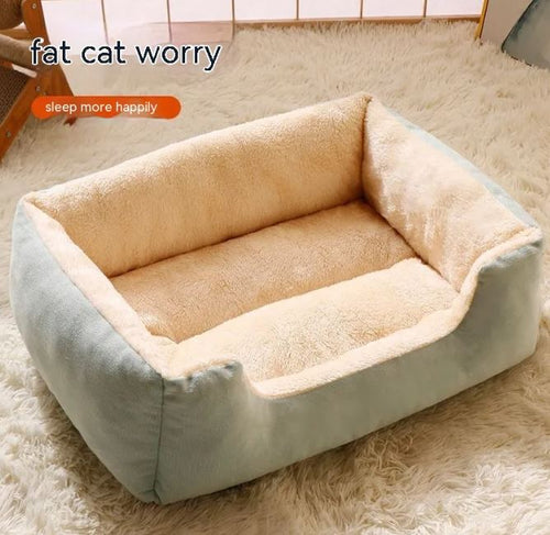 LuxTails Warm & Cozy Cat Bed – Ultra-Soft Plush Bed for Cats
