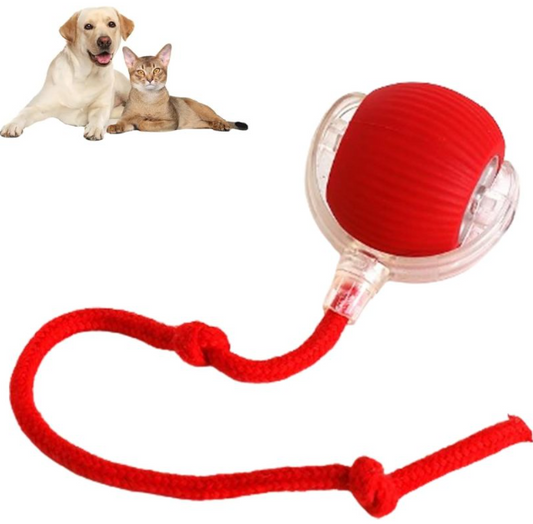 Smart Automatic Rolling Pet Ball – Interactive Toy for Cats & Dogs