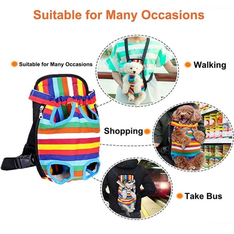 Pet Travel Backpack – Breathable Carrier for Cats & Dogs