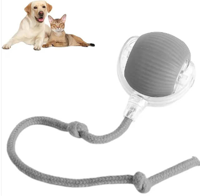Smart Automatic Rolling Pet Ball – Interactive Toy for Cats & Dogs